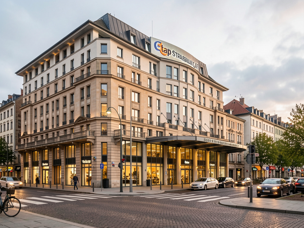 Chambre de l'Etap Hotel Strasbourg gare, aujourd'hui Ibis Budget Centre Gare